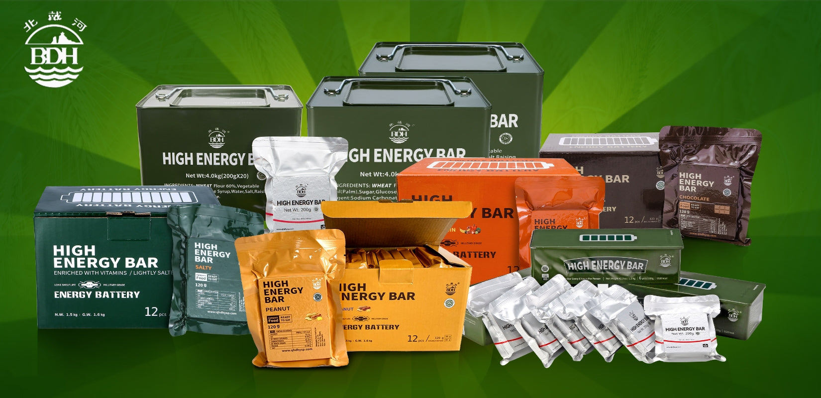 BDH energy bars for emergencies
emergency preparedness kits
survival food kits
camping food supplies
nutritional meal replacement bars
freeze-dried meals