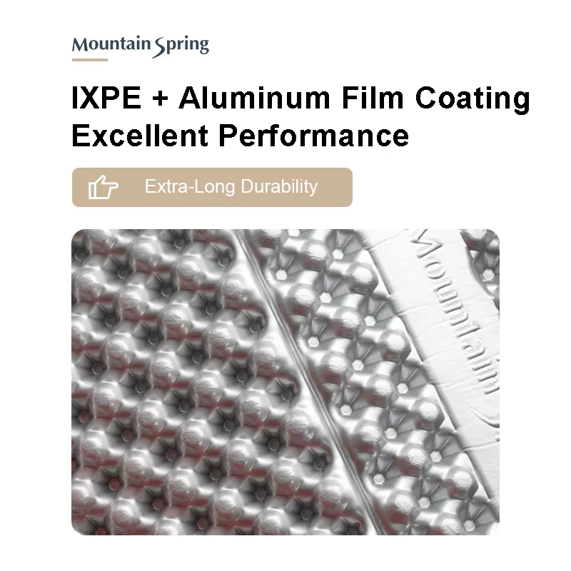 Foam Pad Camping Closed-Cell Closed Cell Folding Foam Sleeping Pad Mat Backpacking Camping Hiking Reflective Heat Mattress MountainSpring Mountain Spring 山之泉 野营睡垫 蛋巢睡垫