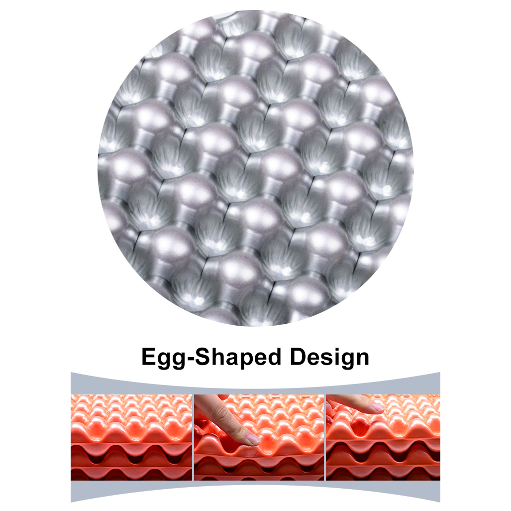 Foam Pad Camping Closed-Cell Closed Cell Folding Foam Sleeping Pad Mat Backpacking Camping Hiking Reflective Heat Mattress MountainSpring Mountain Spring 山之泉 野营睡垫 蛋巢睡垫