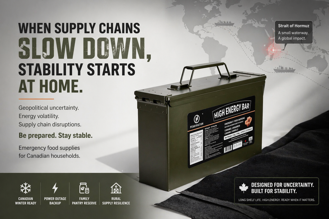 Emergency Food Supplies in Canada: Why Preparedness Matters in an Uncertain World