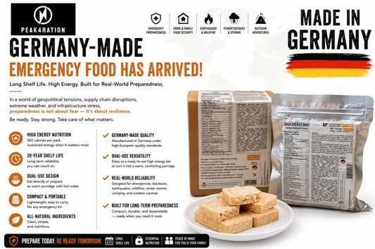 Germany-Made Emergency Food Has Arrived: Why Long-Term Preparedness Is Becoming More Relevant in an Uncertain World