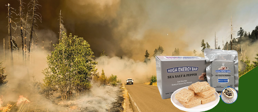 Wildfire in BC: How to Store Emergency Food Long Term
