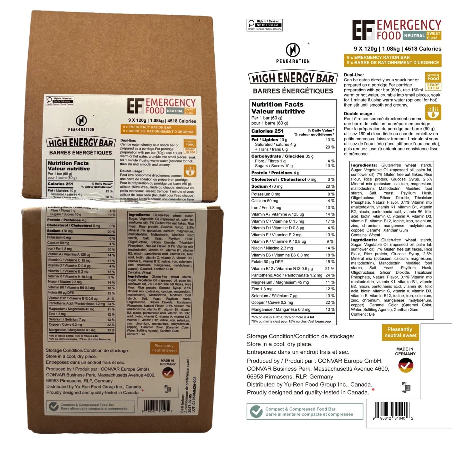 Peak4Ration’s new Germany-made emergency food products have arrived. Discover how long shelf life, compact preparedness nutrition, and growing global uncertainty are driving the rise of household resilience and modern emergency preparedness.