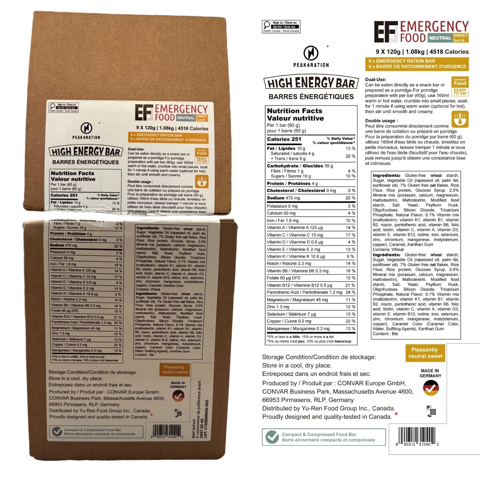 Peak4Ration’s new Germany-made emergency food products have arrived. Discover how long shelf life, compact preparedness nutrition, and growing global uncertainty are driving the rise of household resilience and modern emergency preparedness.